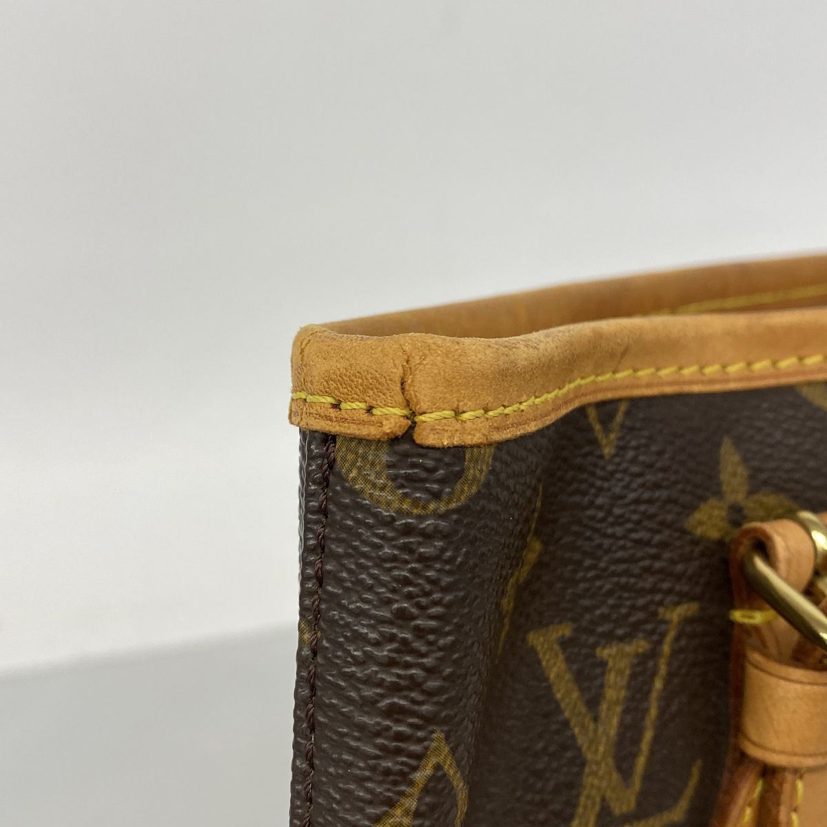 Louis Vuitton Tote Monogram Bucket PM Brown — view 6