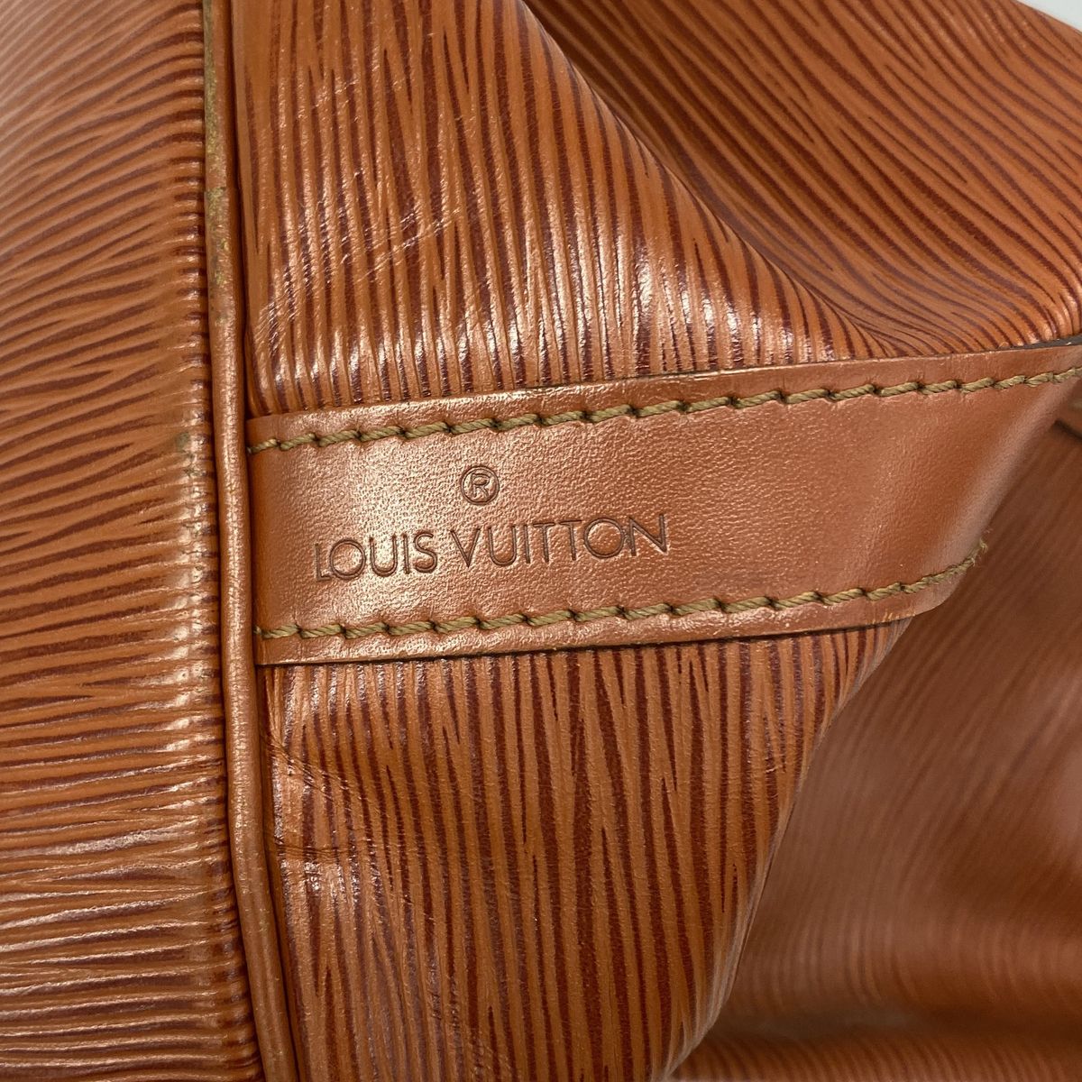 Louis Vuitton Shoulder Bag Epi Petit Noe Kenya Brown — view 5