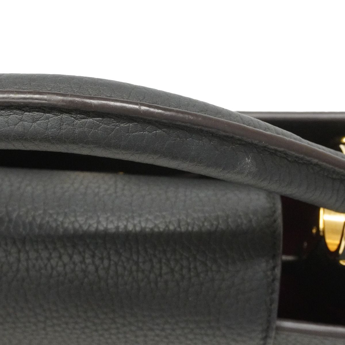 Louis Vuitton Handbag Taurillon Capucines BB Noir 2-Way Bag — view 8