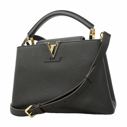 Louis Vuitton Handbag Taurillon Capucines BB Noir 2-Way Bag