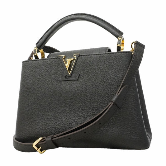 Louis Vuitton Handbag Taurillon Capucines BB Noir 2-Way Bag