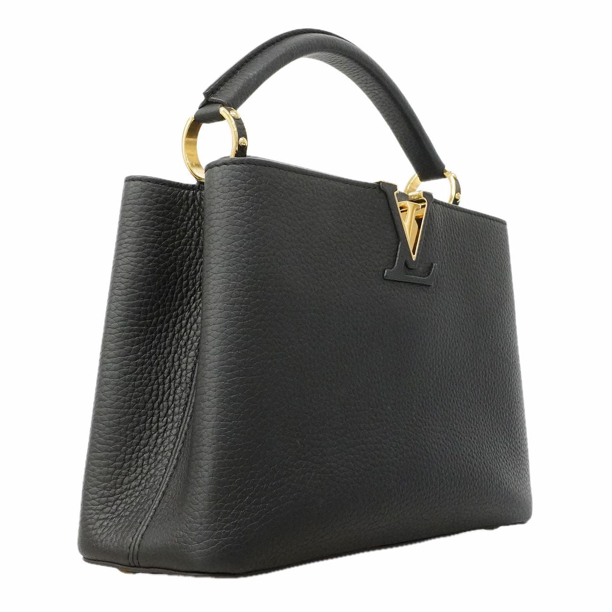 Louis Vuitton Handbag Taurillon Capucines BB Noir 2-Way Bag — view 2