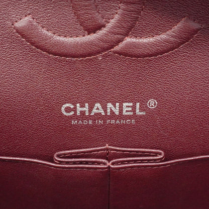 Chanel Shoulder Bag Quilted Caviar Leather Black Silver — view 5