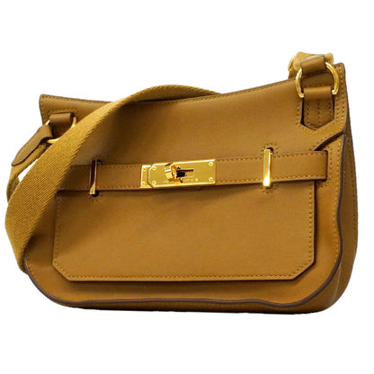 Hermes Shoulder Bag Jypsiere Mini Swift Sesame Gold
