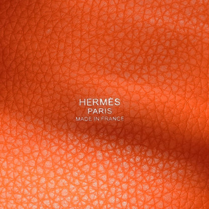 Hermes Handbag Picotin Lock MM Taurillon Clemence Capucines Silver — view 5