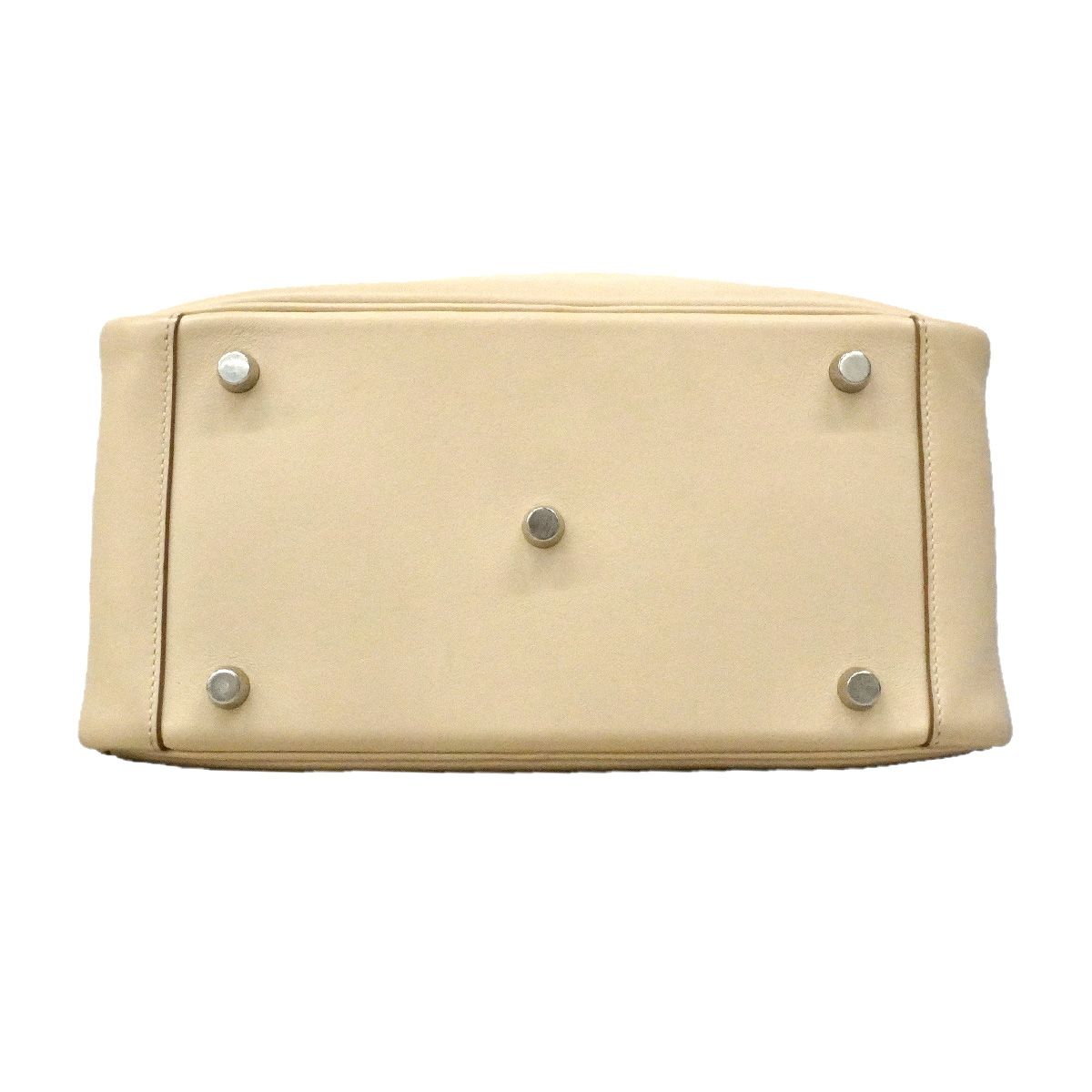 Hermes Handbag Lindy 26 Swift Craie Silver 2-Way Bag — view 3