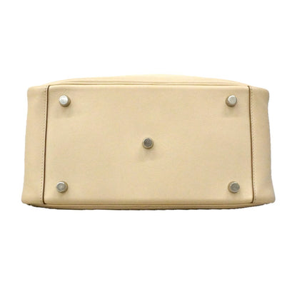 Hermes Handbag Lindy 26 Swift Craie Silver 2-Way Bag — view 3