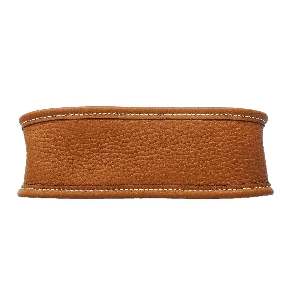 Hermes Shoulder Bag Evelyne TPM Taurillon Clemence Gold — view 3