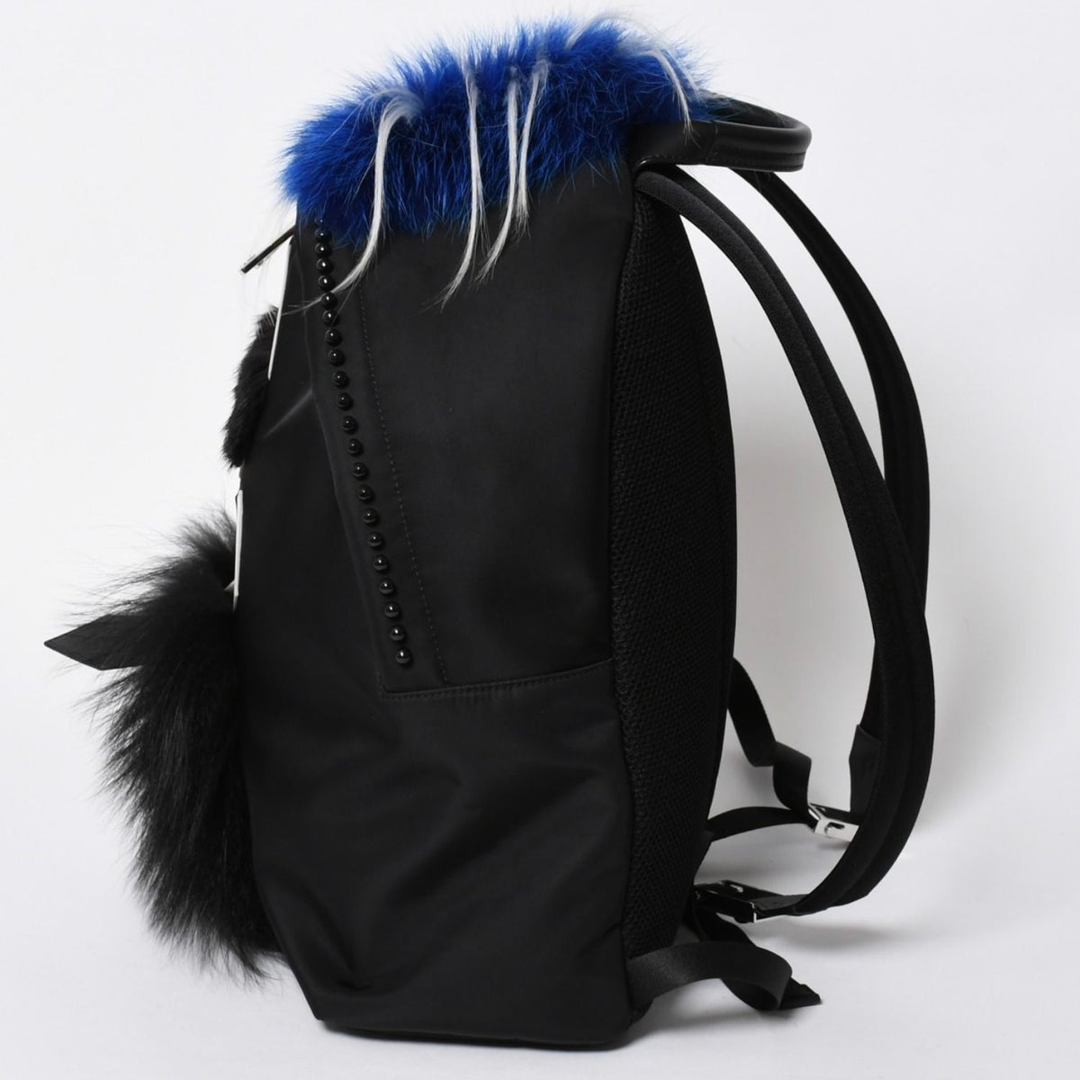 Fendi Karl Lagerfeld Carlito Backpack Nylon Black Monster — view 4