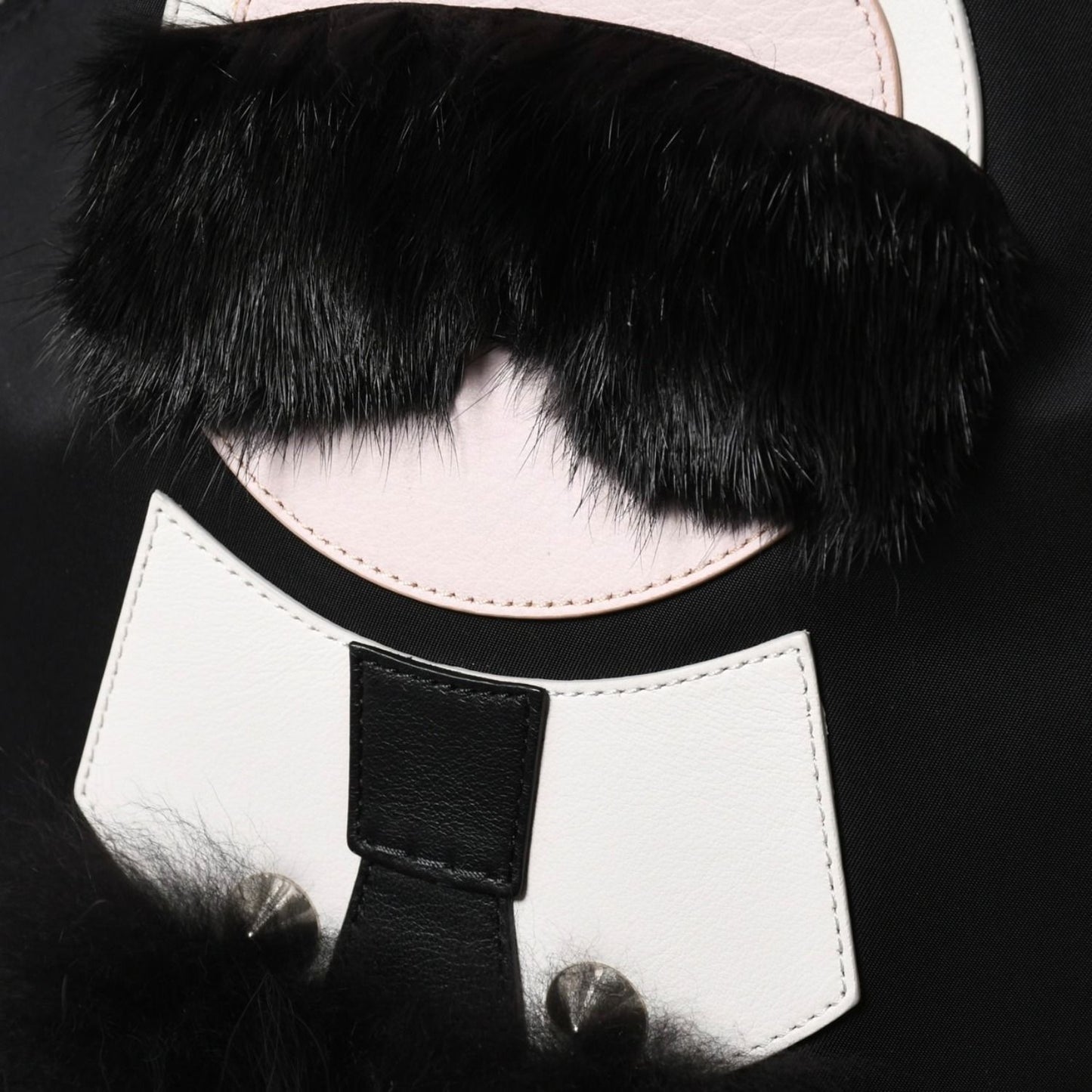 Fendi Karl Lagerfeld Carlito Backpack Nylon Black Monster — view 6