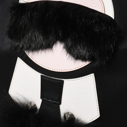 Fendi Karl Lagerfeld Carlito Backpack Nylon Black Monster — view 6