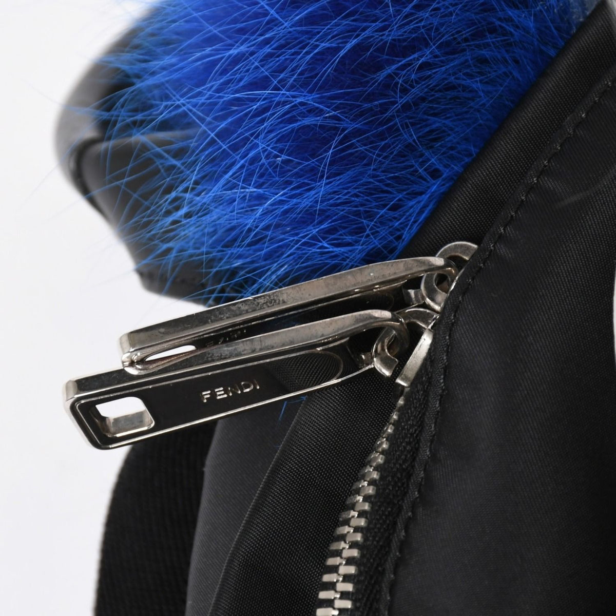 Fendi Karl Lagerfeld Carlito Backpack Nylon Black Monster — view 8