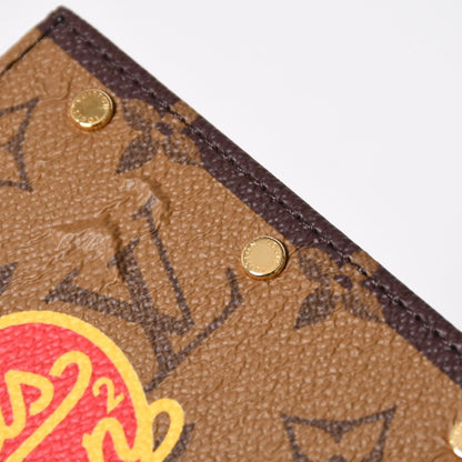 Louis Vuitton Card Box NIGO Tiger Monogram Canvas Brown Gold Limited Shoulder — view 7