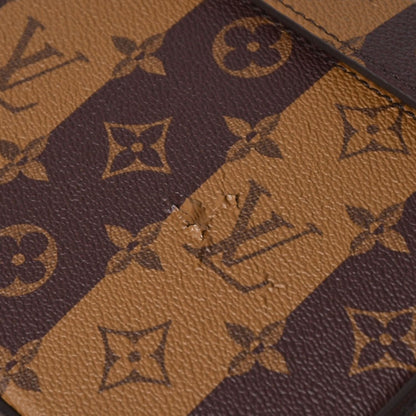 Louis Vuitton Card Box NIGO Tiger Monogram Canvas Brown Gold Limited Shoulder — view 8