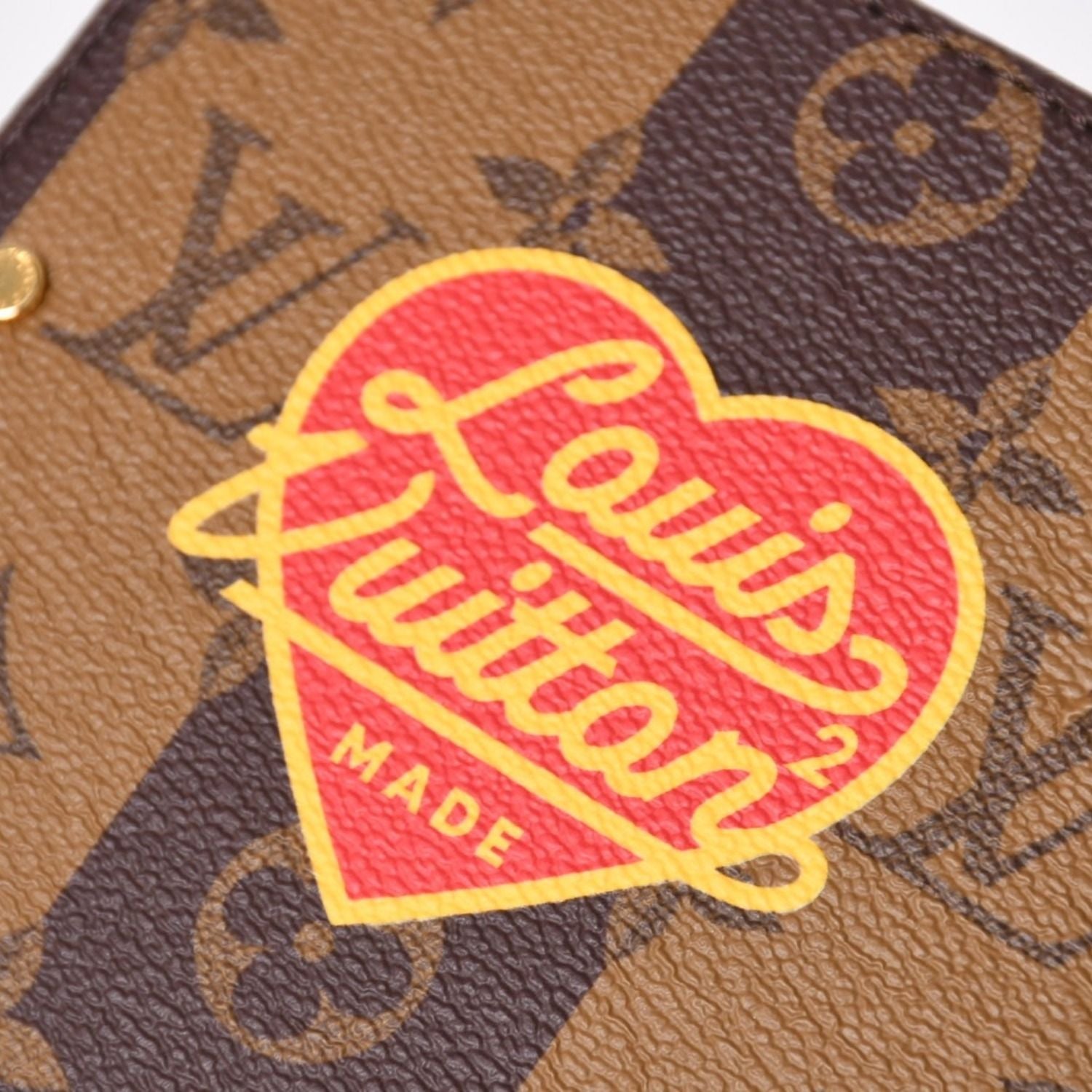 Louis Vuitton Card Box NIGO Tiger Monogram Canvas Brown Gold Limited Shoulder — view 6