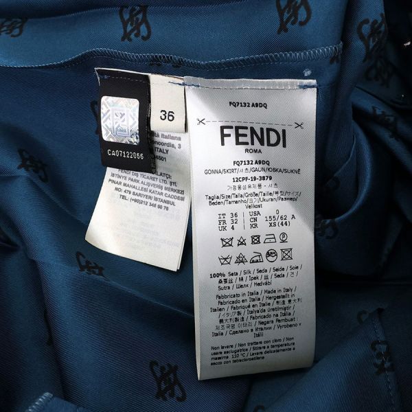 Fendi Skirt Blue — view 8