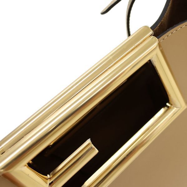 Fendi Way Small Shoulder Bag Beige — view 4