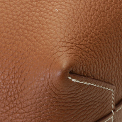Hermes Cabas Sellier 31 Gold Tote Taurillon Clemence — view 7