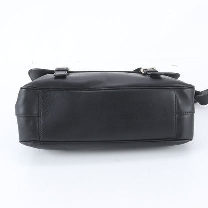 Prada Leather Shoulder Bag Crossbody Messenger Business — view 6