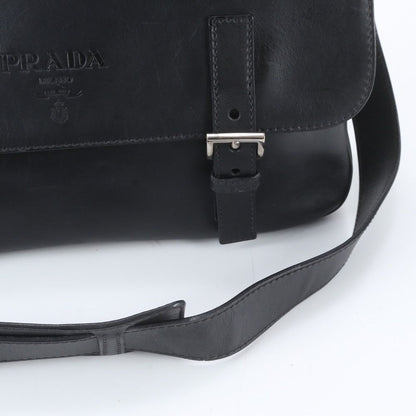 Prada Leather Shoulder Bag Crossbody Messenger Business — view 2