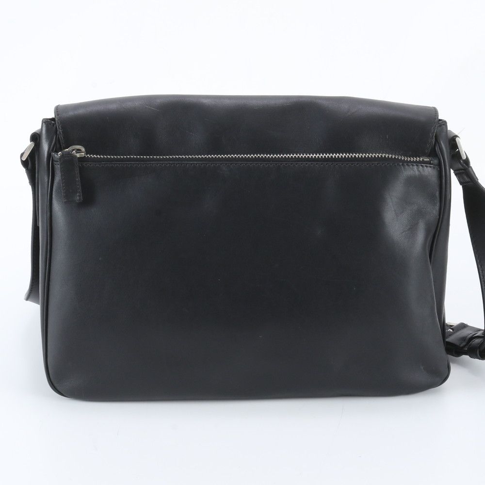 Prada Leather Shoulder Bag Crossbody Messenger Business — view 3
