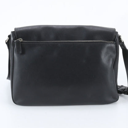 Prada Leather Shoulder Bag Crossbody Messenger Business — view 3
