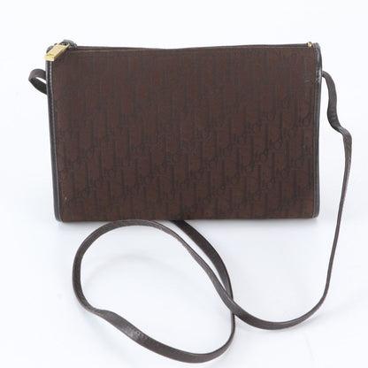 Dior Vintage Trotter Leather Shoulder Bag