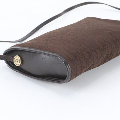 Dior Vintage Trotter Leather Shoulder Bag — view 5