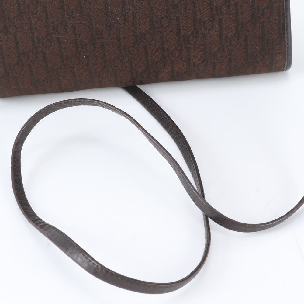 Dior Vintage Trotter Leather Shoulder Bag — view 2