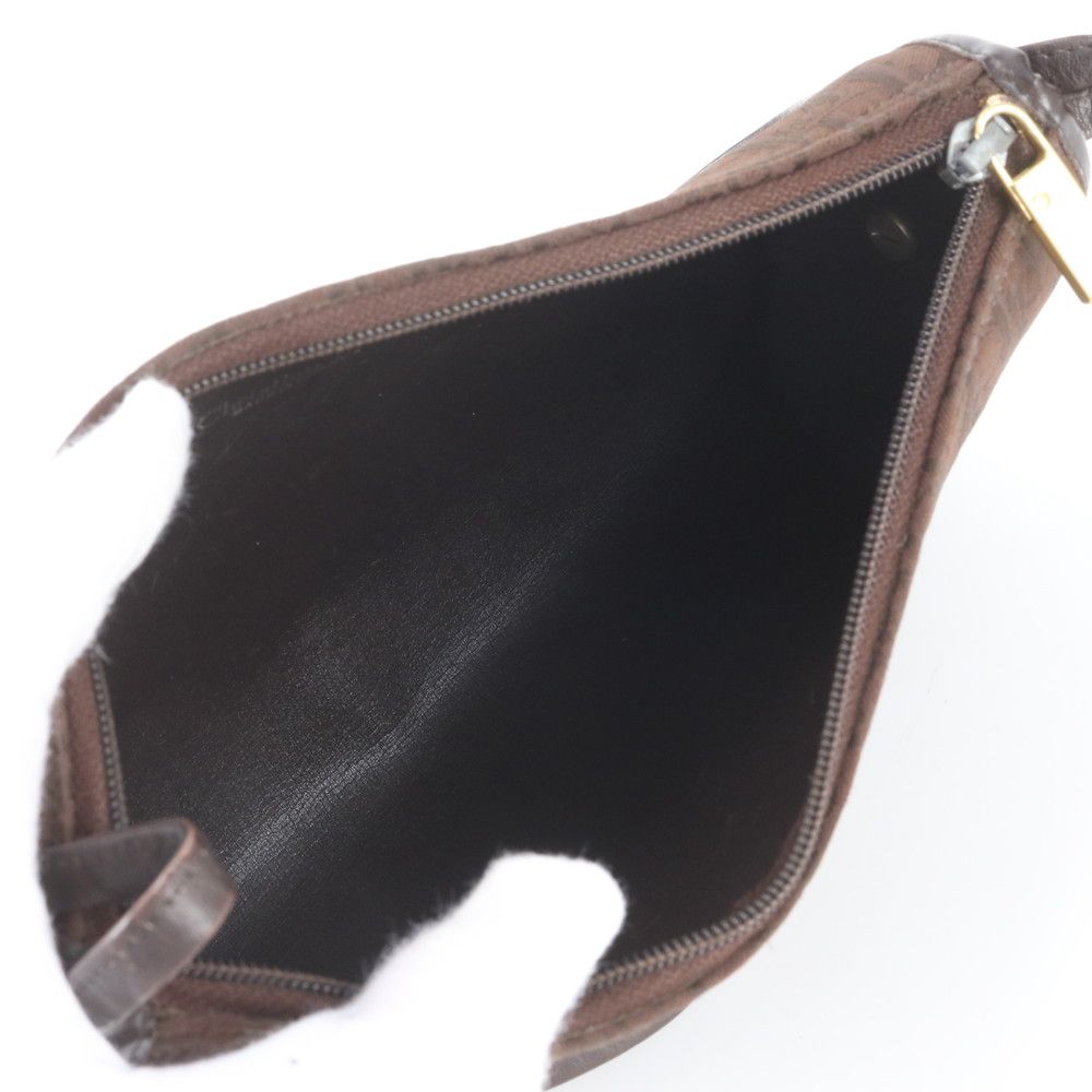 Dior Vintage Trotter Leather Shoulder Bag — view 7