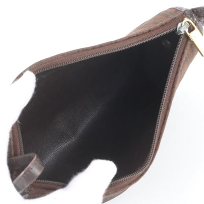 Dior Vintage Trotter Leather Shoulder Bag — view 7