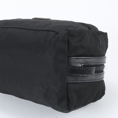 Prada Tessuto Nylon Saffiano Leather Pouch Mini Clutch — view 3