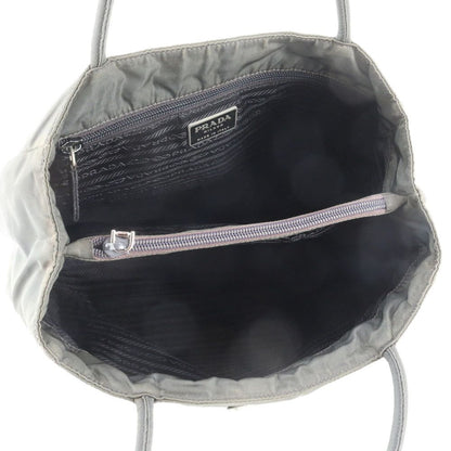 Prada Tessuto Nylon Triangle Logo Tote — view 7