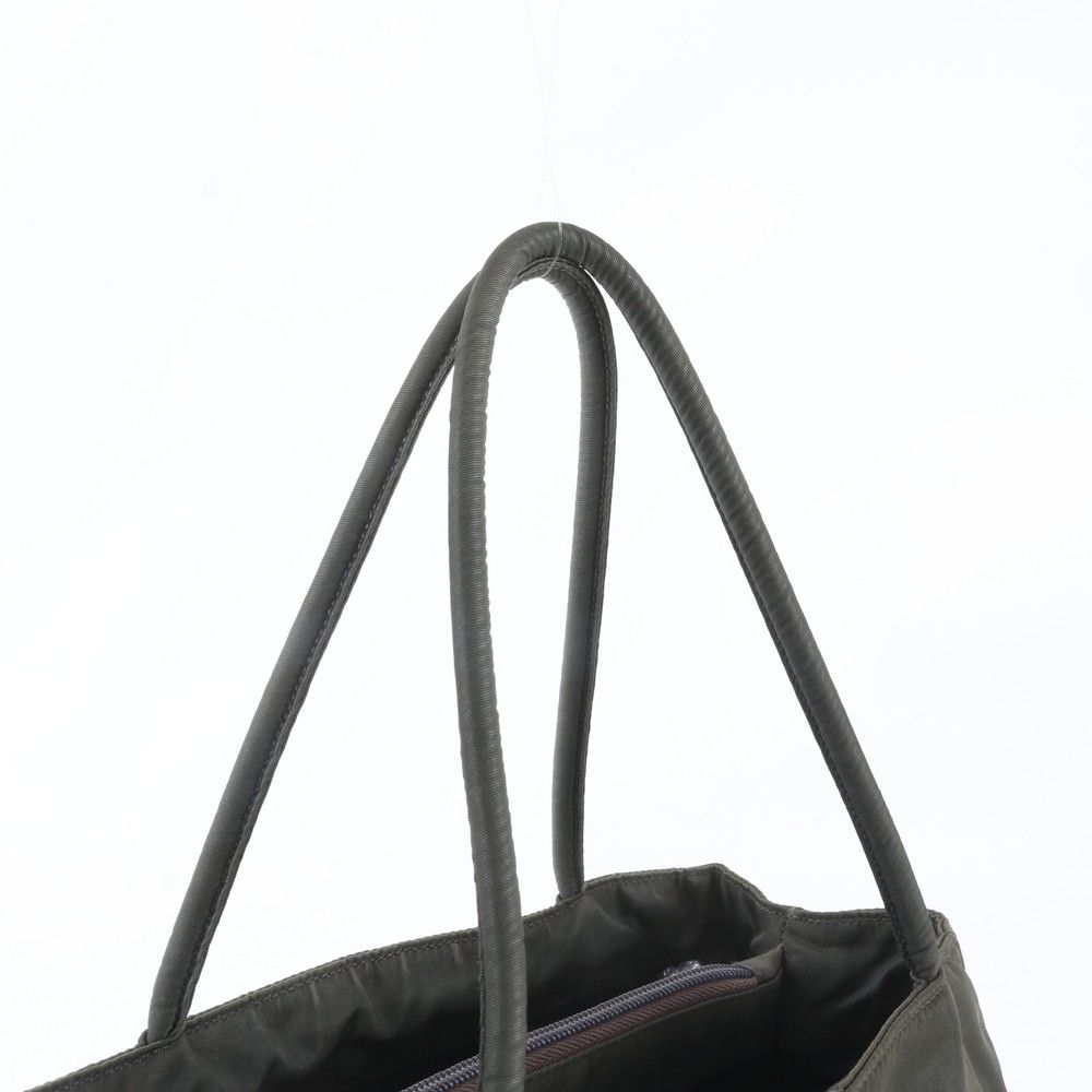 Prada Tessuto Nylon Triangle Logo Tote — view 2