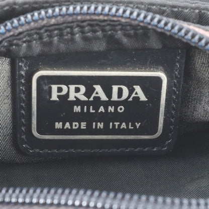 Prada Tessuto Nylon Triangle Logo Shoulder Bag Crossbody Black — view 8