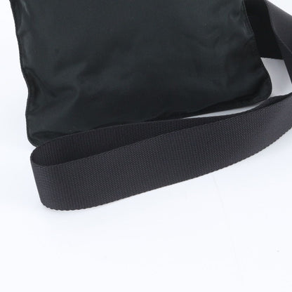 Prada Tessuto Nylon Triangle Logo Shoulder Bag Crossbody Black — view 2