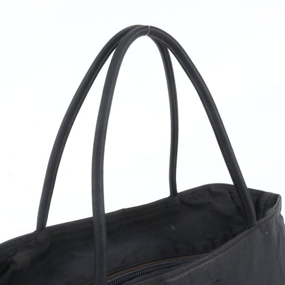 Prada Tessuto Nylon Triangle Logo Tote Shoulder Hand Black — view 2