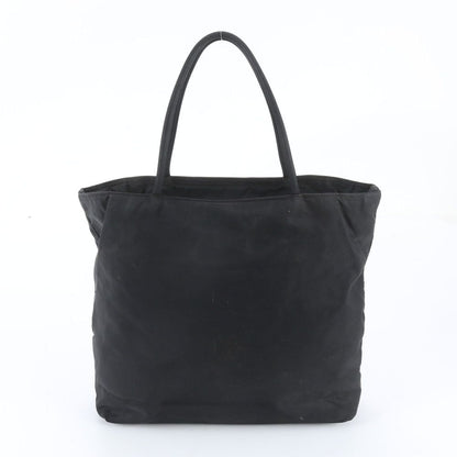 Prada Tessuto Nylon Triangle Logo Tote Shoulder Hand Black — view 3