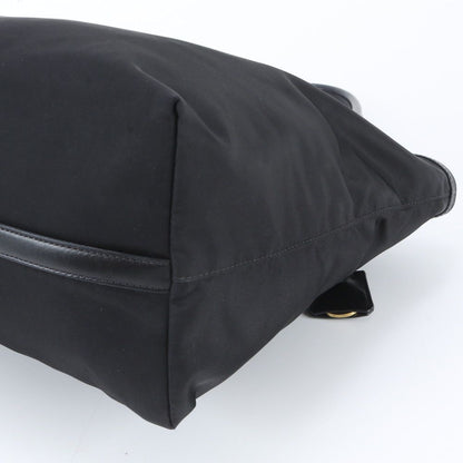 Prada Tessuto Nylon Leather Tote — view 4