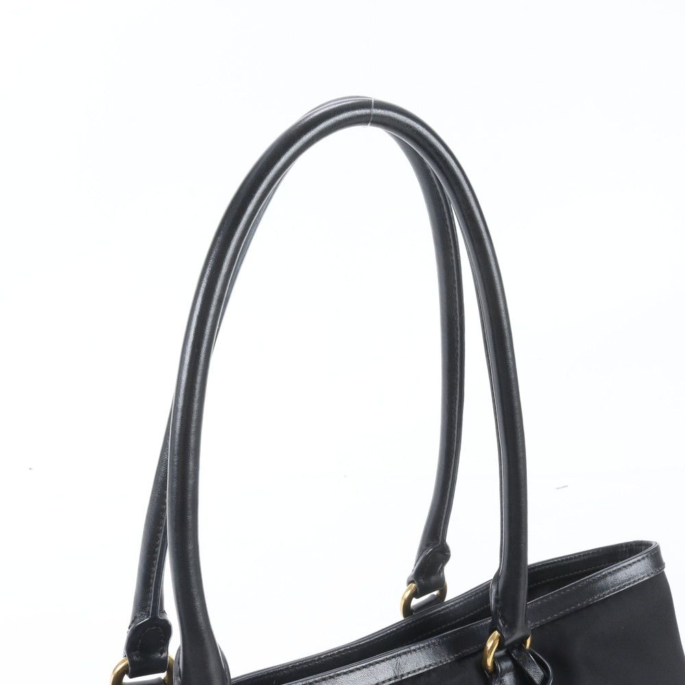 Prada Tessuto Nylon Leather Tote — view 2