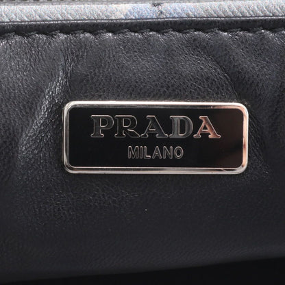 Prada Saffiano Soft Flower Print Chain Shoulder Bag — view 8