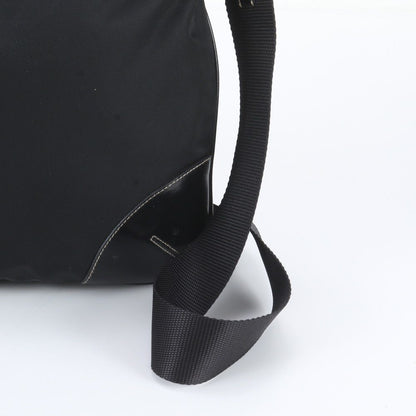 Prada Tessuto Nylon Leather Shoulder Bag Crossbody Black — view 2