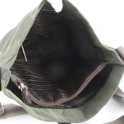 Prada Tessuto Nylon Triangle Logo Shoulder Bag Crossbody Messenger Business — view 8