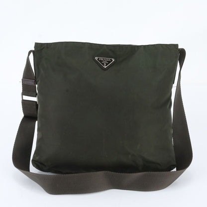 Prada Tessuto Nylon Triangle Logo Shoulder Bag Crossbody Messenger Business