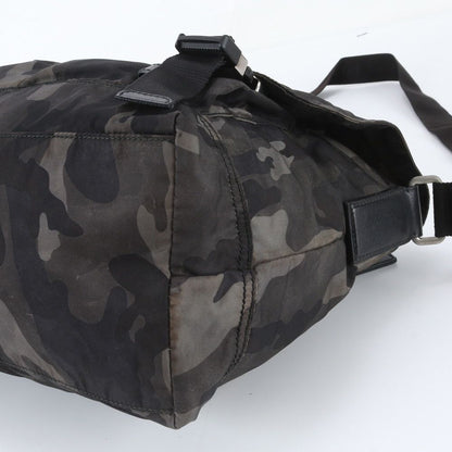 Prada Tessuto Nylon Camouflage Leather Shoulder Bag Crossbody Messenger — view 4