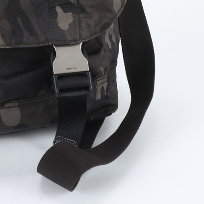 Prada Tessuto Nylon Camouflage Leather Shoulder Bag Crossbody Messenger — view 2