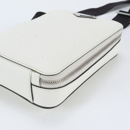 Prada Saffiano Leather 2-Way Belt Bag Crossbody Body Waist Pouch — view 4
