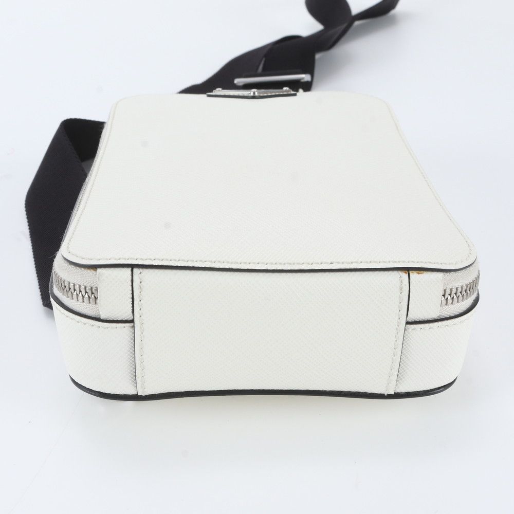 Prada Saffiano Leather 2-Way Belt Bag Crossbody Body Waist Pouch — view 5