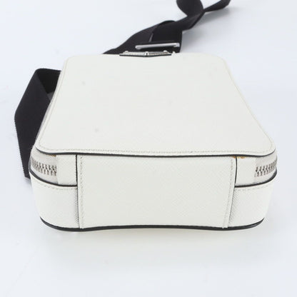 Prada Saffiano Leather 2-Way Belt Bag Crossbody Body Waist Pouch — view 5