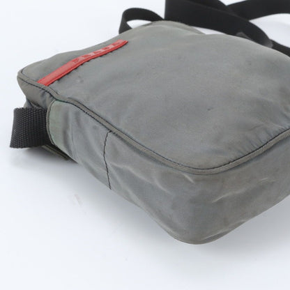 Prada Tessuto Nylon Shoulder Bag Khaki Crossbody Messenger Business — view 6